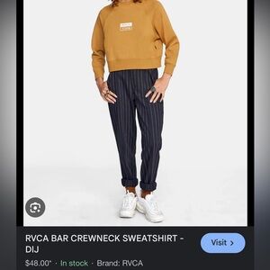RVCA Women’s Crop Sweater